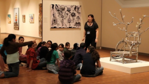A School Group at the Smith College Museum of Art.  From http://www.smith.edu/artmuseum/